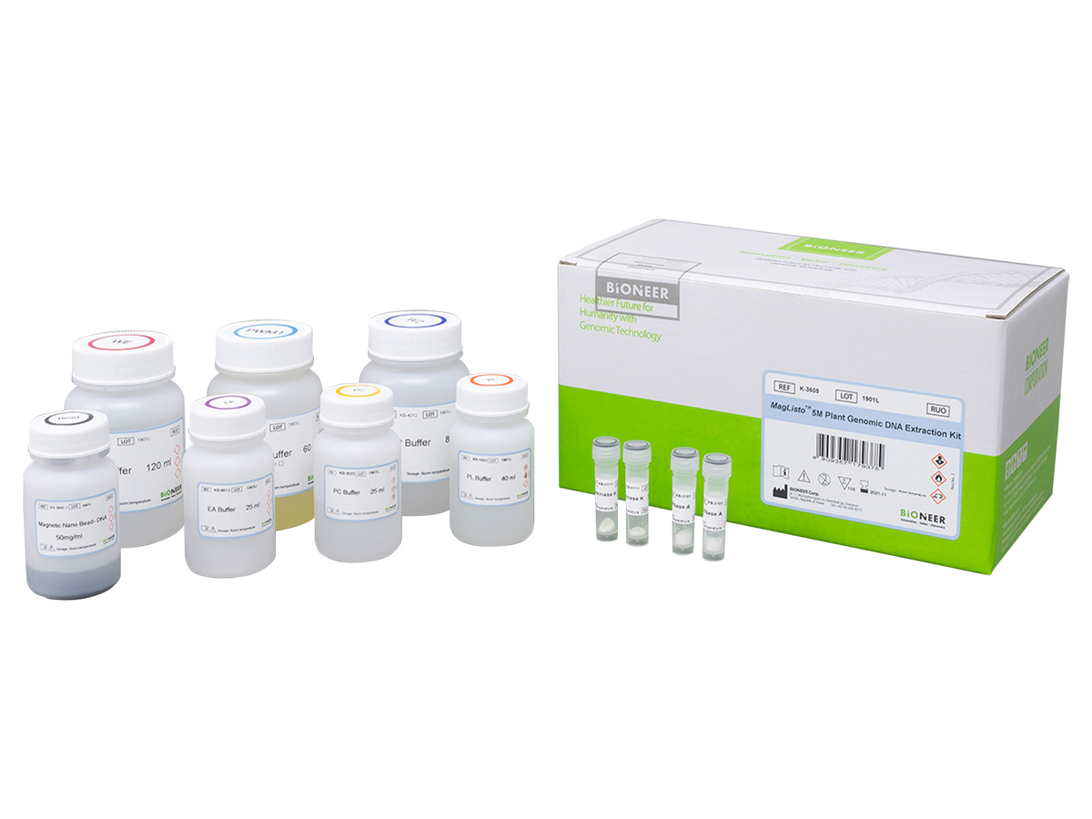 Bioneer MagListo 5M Plant Genomic DNA Extraction Kit (100 reactions) - MSE Supplies LLC