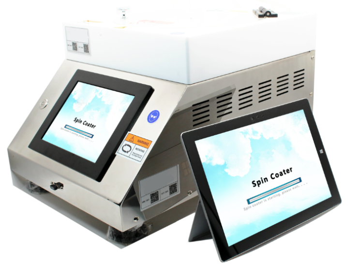 Benchtop High-Speed Spin Coater (12,000 rpm )  Touch Screen with Program Control, Integrated Automatic Glue Dispensing Function & Vacuum Pump, 3 Vacuum Chucks - MSE Supplies LLC