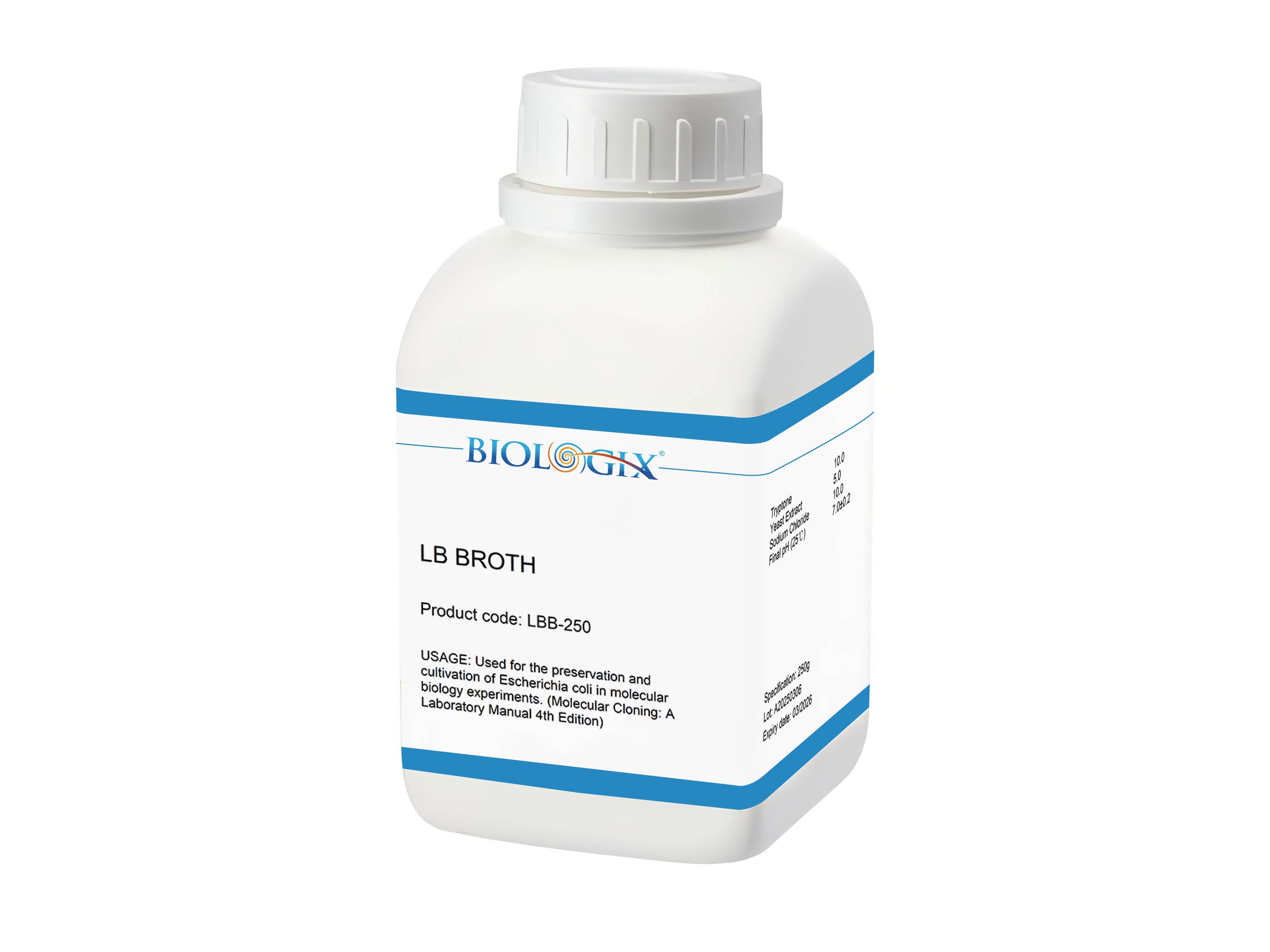 Biologix LB Broth, Reagents, Biologix, MSE Supplies