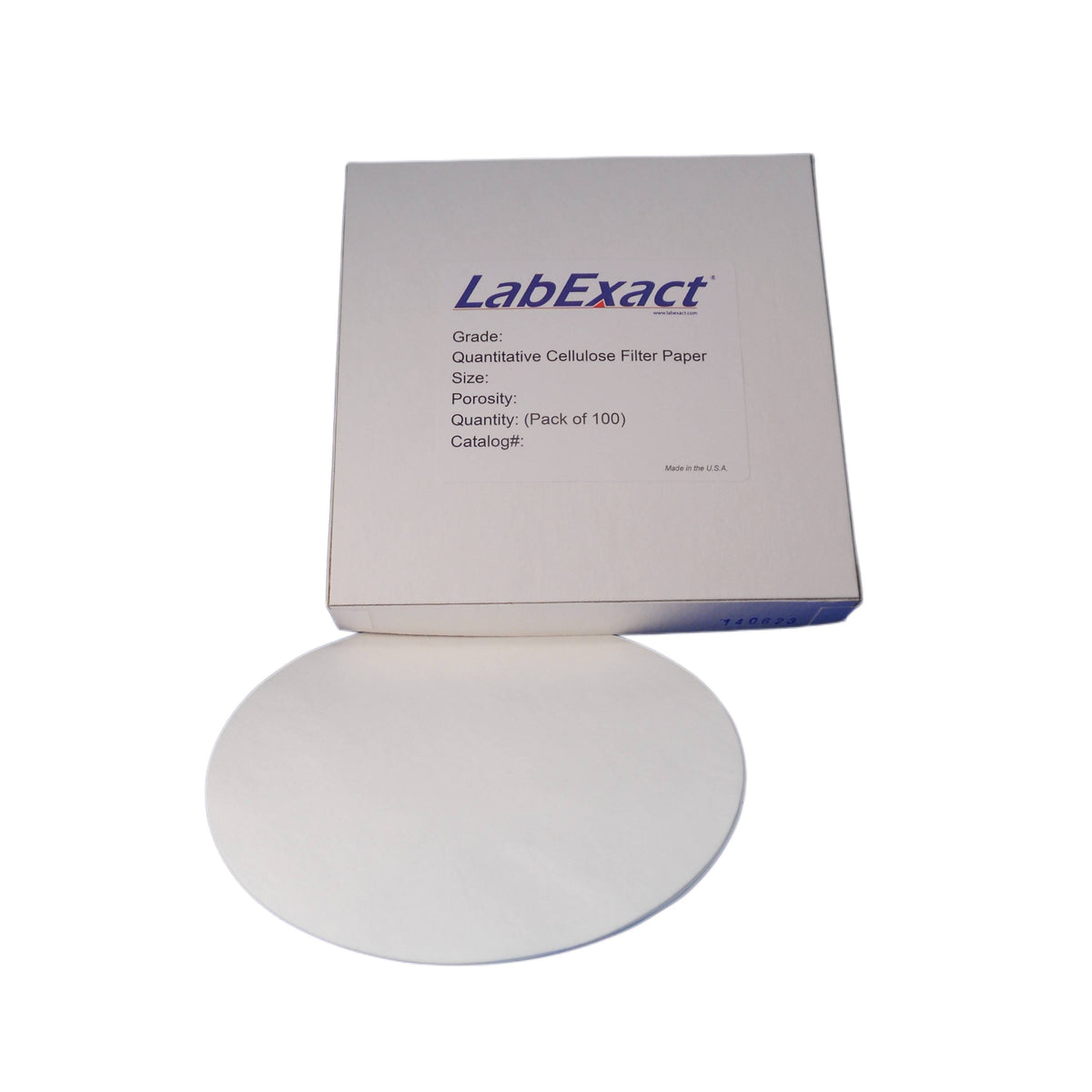 I.W.Tremont Grade CFP541 Cellulose Filter Paper, hardened wet-strength, ashless, quantitative grade, 100/pk