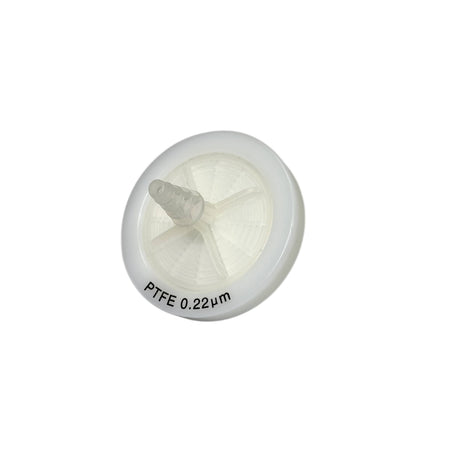 I.W.Tremont PTFE inline membrane filter, 50 mm diameter, sterile filter with 1/4" to 3/8” barb ports, 10/pk