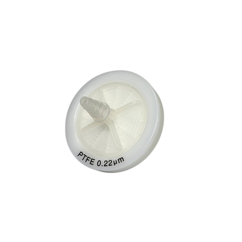 I.W.Tremont PTFE inline membrane filter, 50 mm diameter, sterile filter with 1/4" to 3/8” barb ports, 10/pk