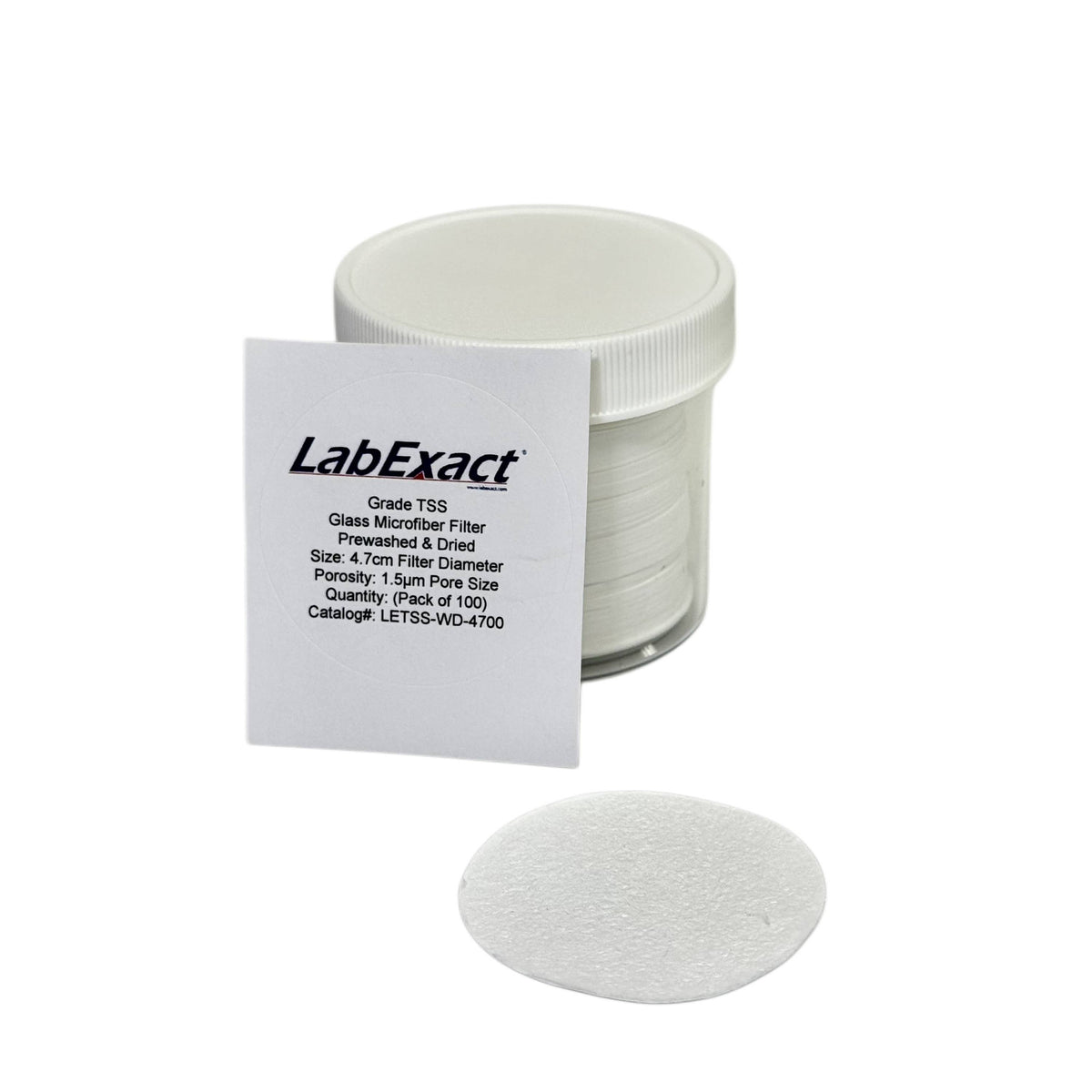 I.W.Tremont Glass Fiber Filter, prewashed & dried, not tared, TSS procedure, 100/pk