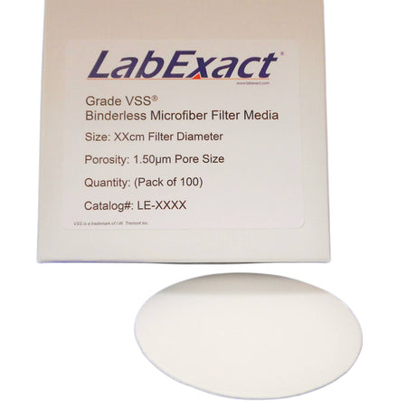 I.W.Tremont Grade VSS®, Binderless Glass Microfiber, high heat up to 550 C° for volatile suspended solids, 100/pk