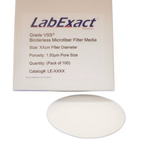 I.W.Tremont Grade VSS®, Binderless Glass Microfiber, high heat up to 550 C° for volatile suspended solids, 100/pk