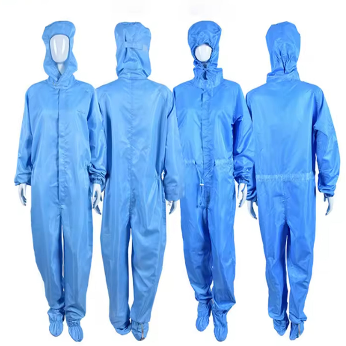 MSE PRO 1pc Cleanroom suit with Shoes, M size - Laboratory Supplies - MSE Supplies LLC - MSE Supplies