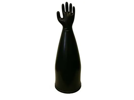8 Inch Dia. Port Butyl Gloves for Glove Boxes, Hand Size 10, 15 Mil, Pair of 2 Pieces - MSE Supplies LLC