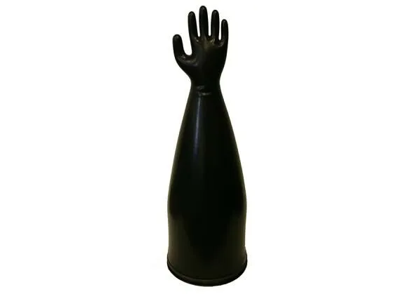 8 Inch Dia. Port Butyl Gloves for Glove Boxes, Hand Size 10, 15 Mil, Pair of 2 Pieces - MSE Supplies LLC