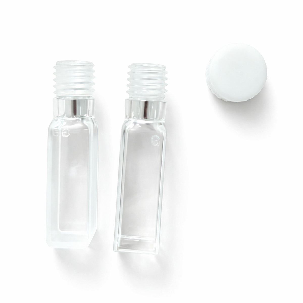 MSE PRO Rectangular Cuvettes With Screw Cap, 10mm Path Length, Optical Glass (340nm-2500nm) - Laboratory Spectrometers and Spectrophotometers - MSE Supplies LLC - MSE Supplies