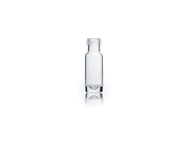 MSE PRO HPLC 2mL 9mm V-Shape High Recovery Screw Clear Glass Vial, Φ12*32mm, , 100 pcs/pack - MSE Supplies LLC