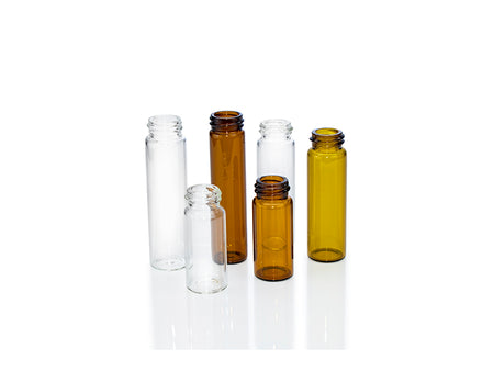 MSE PRO 60mL Screw Clear 7.0 Glass Vial, Φ27.5*140mm 100 pcs/pk - MSE Supplies LLC