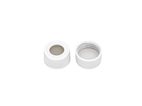 MSE PRO White Open-Top Screw PP Cap with Beige White PTFE/Beige Silicone Septa, Φ24mm 100 pcs/pk - MSE Supplies LLC