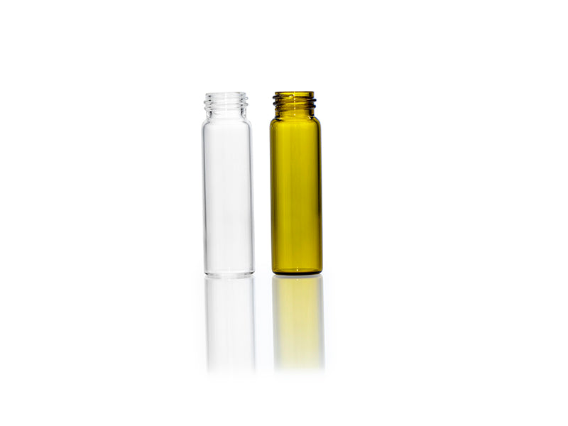 MSE PRO 8mL Screw Amber 7.0 Glass Vial, Φ17*60mm 100 pcs/pk - MSE Supplies LLC