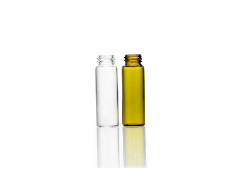 MSE PRO 10mL Screw Amber 7.0 Glass Vial, Φ18.4*56mm 100 pcs/pk - MSE Supplies LLC