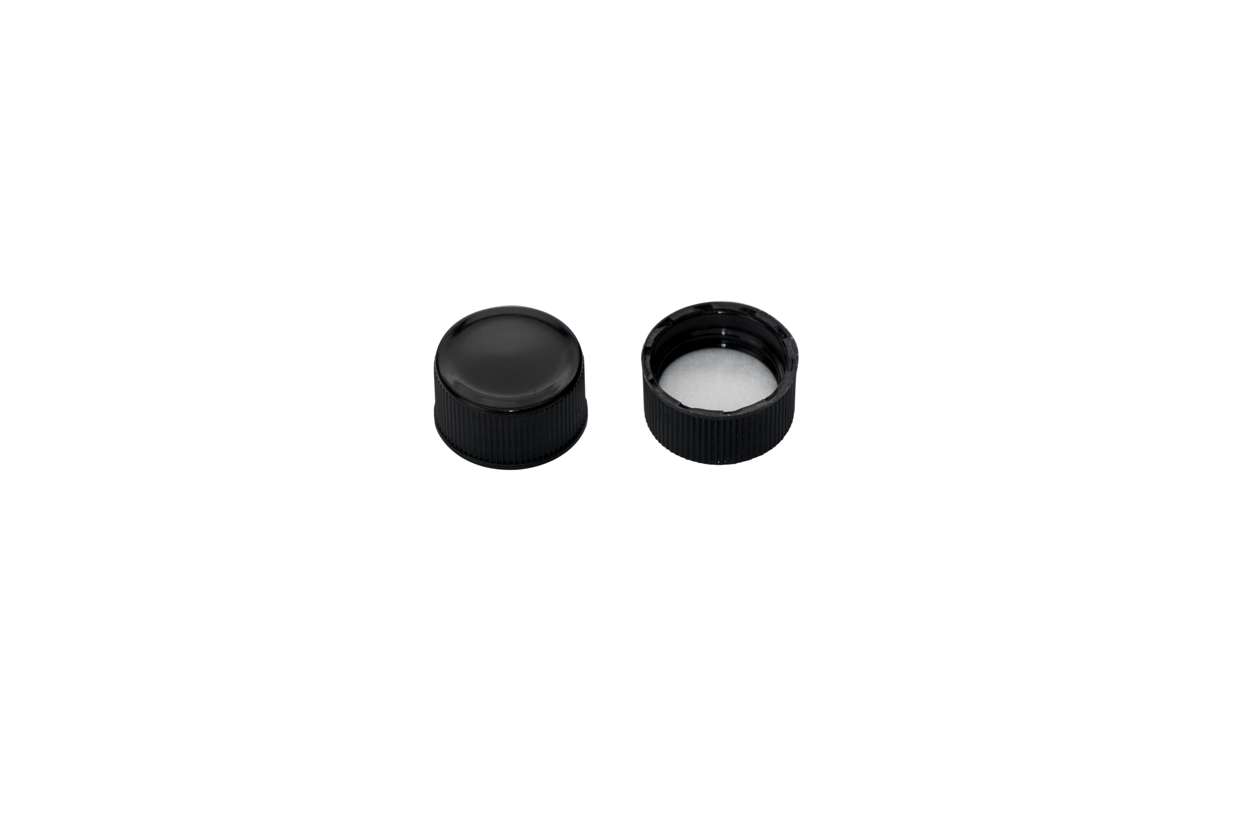 MSE PRO Black Screw Solid Top PP Cap with High Class PE Septa, Φ15mm 100 pcs/pk - MSE Supplies LLC