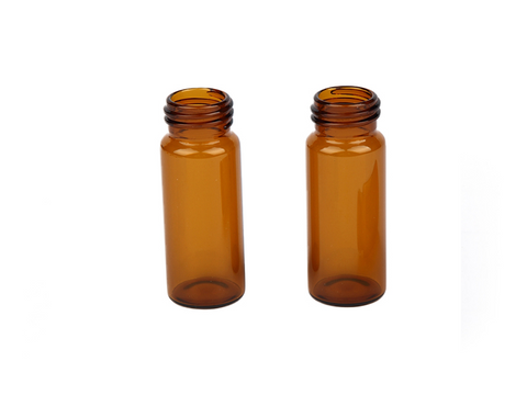 MSE PRO 16mL Screw Amber 7.0 Glass Vial, Φ22.5*56mm 100 pcs/pk - MSE Supplies LLC