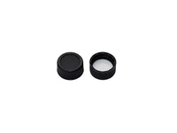 MSE PRO Black Screw Solid Top PP Cap with High Class PE Septa, Φ20mm 100 pcs/pk - MSE Supplies LLC
