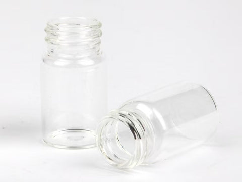 MSE PRO 3mL Screw Clear Glass Vial, Φ16.6*35mm 100 pcs/pk - MSE Supplies LLC