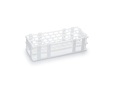 MSE PRO 12mL White Vial Rack, 4*10 Holes, 40 Holes Φ20 Plastic, Deformable 10 pcs/pk - MSE Supplies LLC