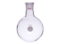MSE PRO Single Neck Round Bottom Ball Bottle, Thick Wall High Strength, Grinding Mouth: 19/22, 1000mL