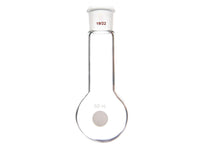 MSE PRO Long Neck Round Bottom Flask, Grinding Mouth: 19/22, Capacity: 50mL, Neck Length: 55mm