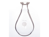 MSE PRO #15 O-Type Enamel Plate Kjerdahl Flask, Eggplant-Shaped 100mL