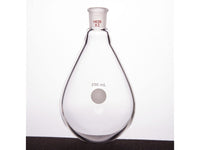 MSE PRO Thick Walled Eggplant-Shaped Bottle for Rotary Evaporation, High Strength, Grinding Mouth: 14/20, 250mL