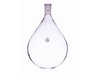 MSE PRO Thick-Walled Eggplant-Shaped Bottle, High Strength, Grinding Mouth: 24/40, 2000mL