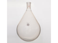 MSE PRO Coating, Thick-Walled Eggplant-Shaped Bottle for Rotary Evaporation, High Strength, Grinding Mouth: 24/40, 2000mL