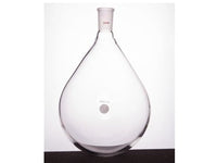 MSE PRO Thin-Walled Eggplant-Shaped Bottle for Rotary Evaporation, High Strength, Grinding Mouth: 24/40, 2000mL