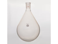 MSE PRO Coating, Thick-Walled Eggplant-Shaped Bottle for Rotary Evaporation, High Strength, Grinding Mouth: 29/42, 2000mL