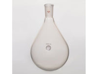 MSE PRO Coating, Thin-Walled Eggplant-Shaped Bottle for Rotary Evaporation, High Strength, Grinding Mouth: 24/40, 1000mL