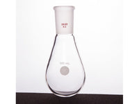 MSE PRO Thick-Walled Eggplant-Shaped Bottle for Rotary Evaporation, High Strength, Grinding Mouth: 24/40, 100mL