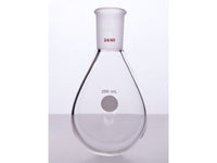 MSE PRO Thick-Walled Eggplant-Shaped Bottle, High Strength, Grinding Mouth: 24/40, 200mL