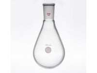MSE PRO Coating, Thin-Walled Eggplant-Shaped Bottle for Rotary Evaporation, High Strength, Grinding Mouth: 24/40, 250mL