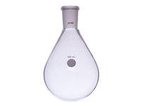 MSE PRO Thick-Walled Eggplant-Shaped Bottle, High Strength, Grinding Mouth: 24/40, 500mL