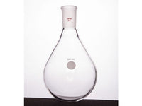 MSE PRO Coating, Thin-Walled Eggplant-Shaped Bottle for Rotary Evaporation, High Strength, Grinding Mouth: 24/40, 500mL