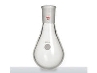 MSE PRO Coating, Thin-Walled Eggplant-Shaped Bottle for Rotary Evaporation, High Strength, Grinding Mouth: 29/42, 200mL