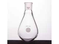 MSE PRO Thin-Walled Eggplant-Shaped Bottle for Rotary Evaporation, High Strength, Grinding Mouth: 19/22, 100mL