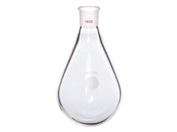 MSE PRO Thick-Walled Eggplant-Shaped Bottle for Rotary Evaporation, High Strength, Grinding Mouth: 19/22, 200mL