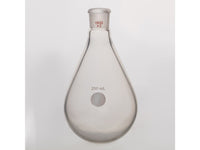MSE PRO Coating, Thick-Walled Eggplant-Shaped Bottle for Rotary Evaporation, High Strength, Grinding Mouth: 19/22, 250mL