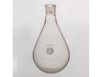 MSE PRO Coating, Thin-Walled Eggplant-Shaped Bottle for Rotary Evaporation, High Strength, Grinding Mouth: 19/22, 250mL