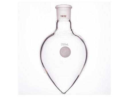 MSE PRO Long Neck, Thick Wall Heart-Shaped Grinding Mouth Flask, High Strength, Grinding Mouth: 19/22, 250mL