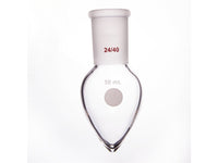 MSE PRO Thick Wall Chicken Heart Grinding Mouth Flask, High Strength, Grinding Mouth: 24/40, 50mL