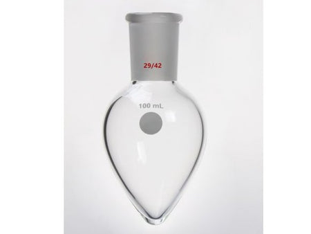 MSE PRO Thick Wall Chicken Heart Grinding Mouth Flask, High Strength, Grinding Mouth: 29/42, 100mL