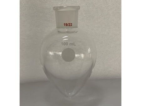 MSE PRO Thick Wall Chicken Heart Grinding Mouth Flask, High Strength, Grinding Mouth: 19/22, 100mL