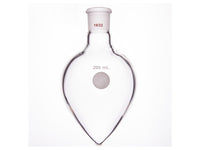 MSE PRO Long Neck, Thick Wall Heart-Shaped Grinding Mouth Flask, High Strength, Grinding Mouth: 19/22, 200mL