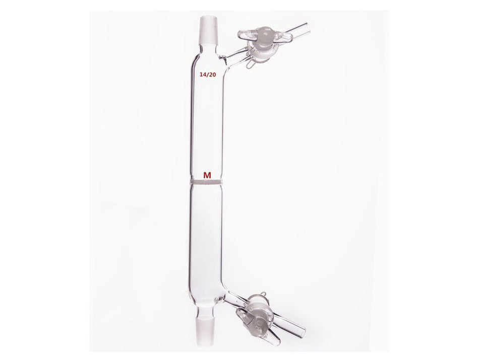 MSE PRO Sand Plate with Filter Tube, 2 Glass Doors, Sand Core Diameter: 20mm, Pore Size: G3, Grinding Mouth: 14/20