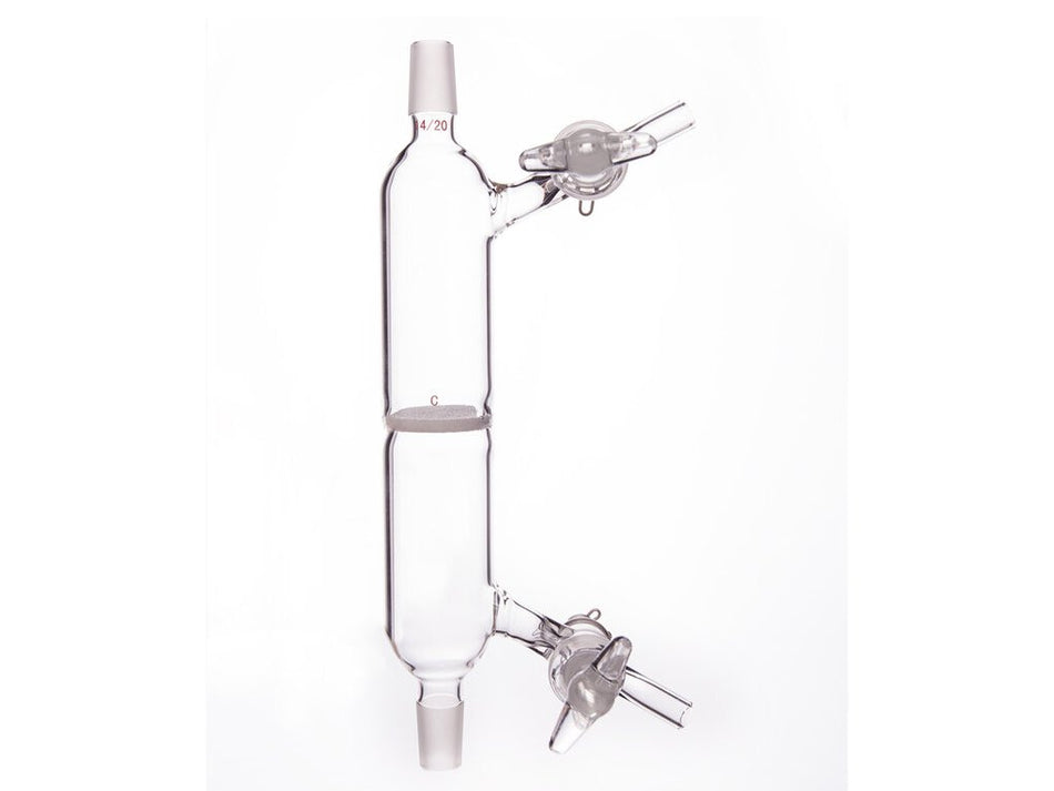 MSE PRO Sand Plate with Filter Tube, 2 Glass Doors, Sand Core Diameter: 30mm, Pore Size: G2, Grinding Mouth: 14/20