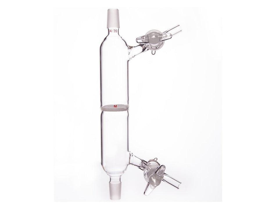 MSE PRO Sand Plate with Filter Tube, 2 Glass Doors, Sand Core Diameter: 30mm, Pore Size: G3, Grinding Mouth: 14/20